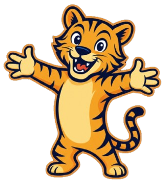 TigerTIQ Character Hugging